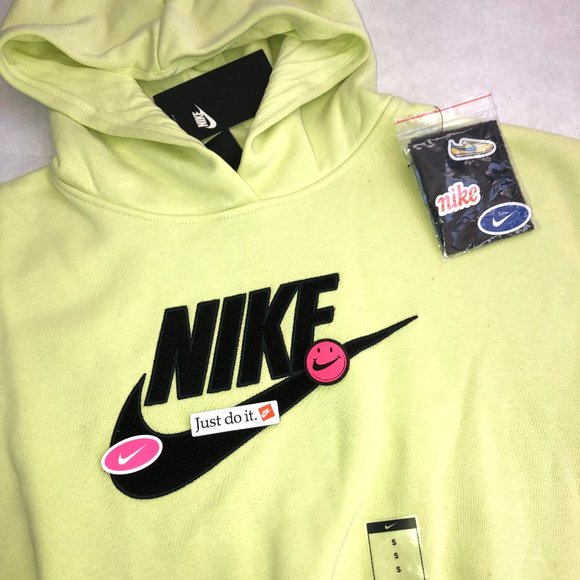 Nike Crop Hoodie Sweatshirt - Picture 2 of 4
